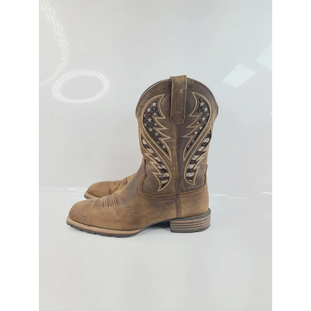 Ariat, Western / Rodeo / Work Cowboy Boots / Western Boots, Mens, Size 13D Brown